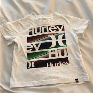 White Hurley boys tee. Size 2T